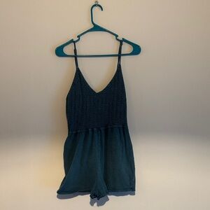 Wild Fable Dark Blue Romper